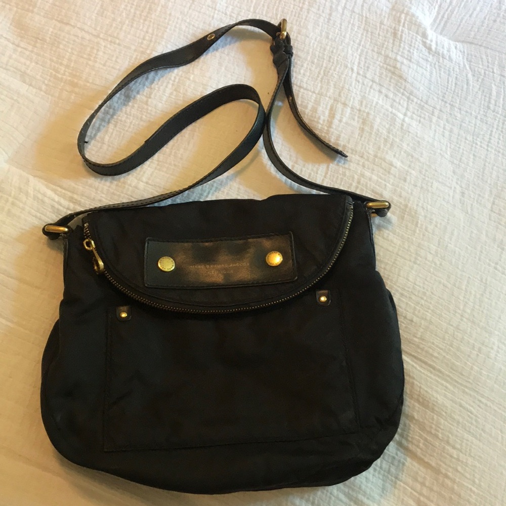 Marc Jacobs black nylon crossbody